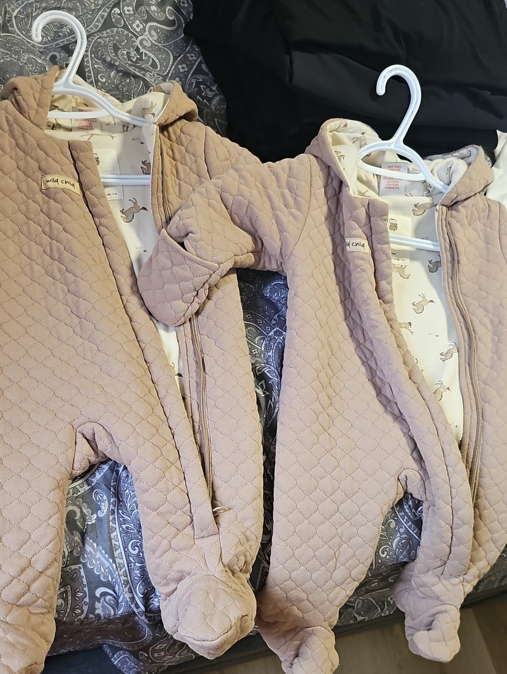 Quilted one-piece outerwear